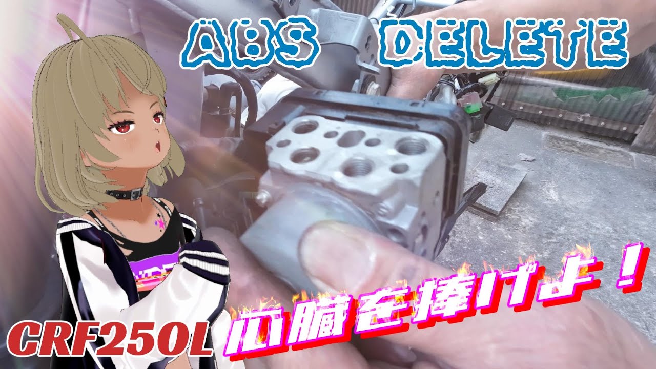 【CRF250L】ABS DELETE【MD47】