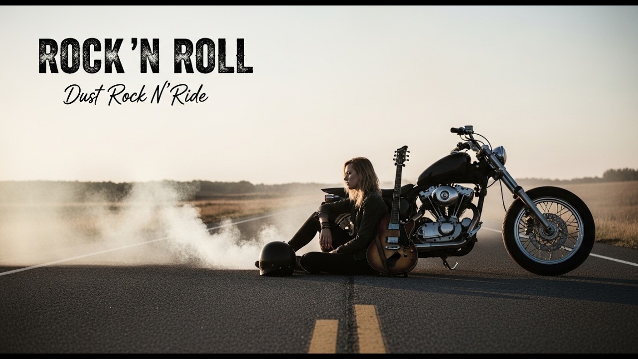 Midnight Steel Riders &ndash; dark outlaw rock, biker night drive, highway hard rock 🎸 STRINGS ON FIRE