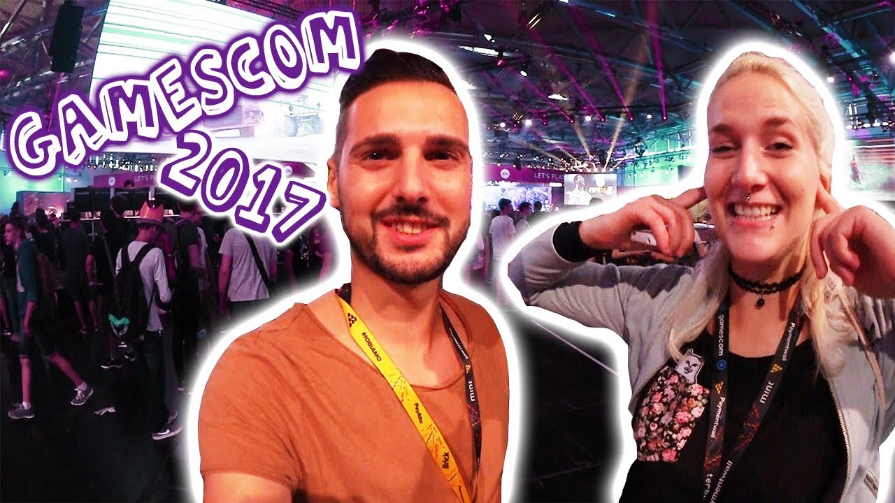 🎥 VLOG: Nina & Kaan haben MEGA VIEL SPAß auf der Gamescom 2017! Follow Me Around und so 👻