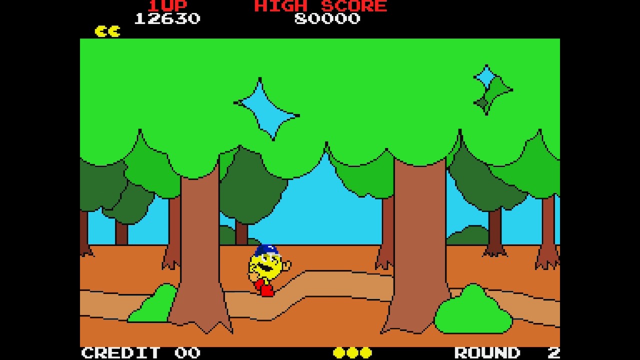 Pac-Land 1984 Arcade from the Pac-Man Series