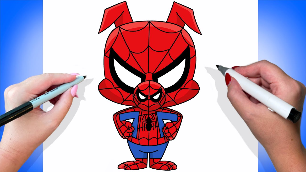 How To Draw Spider Ham | Spiderman