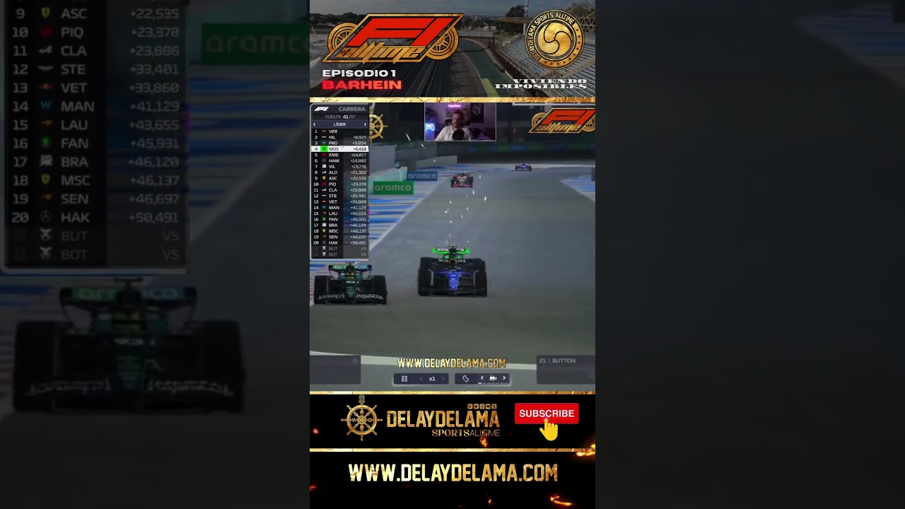 ¡DRAMA TOTAL! 3 🏁 F1 ALLTIME 🏎️ EP:1 [GP BARHEIN] 🔥