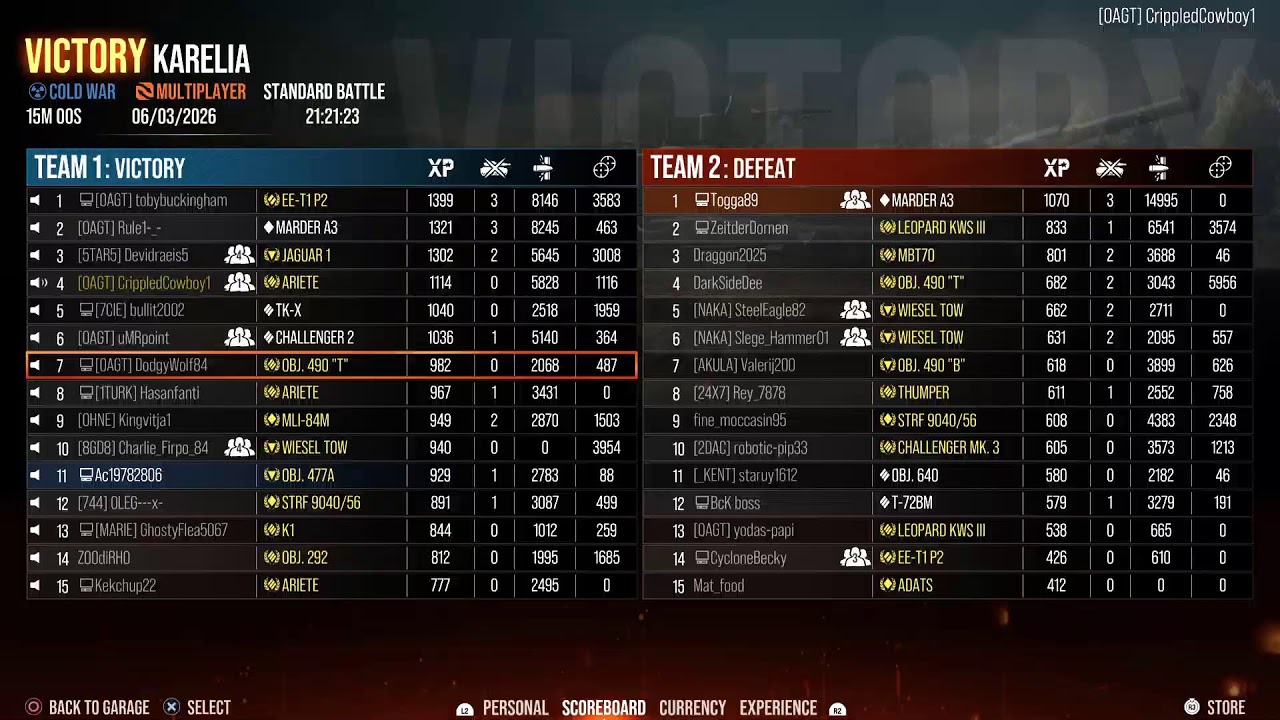 World of Tanks: Live at 7.30-Dead on Cold Warwith the CrippledCowboy