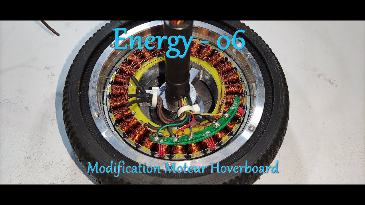 Energy - 06 - Modification Moteur Hoverboard (Séparation des 3 Bobinages)