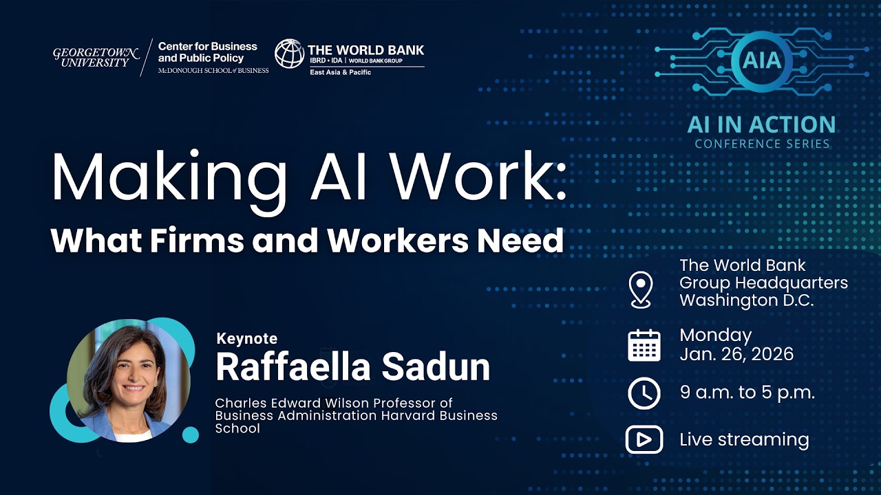 AI in Action Conference: Making AI Work: What Firms and Workers Need
