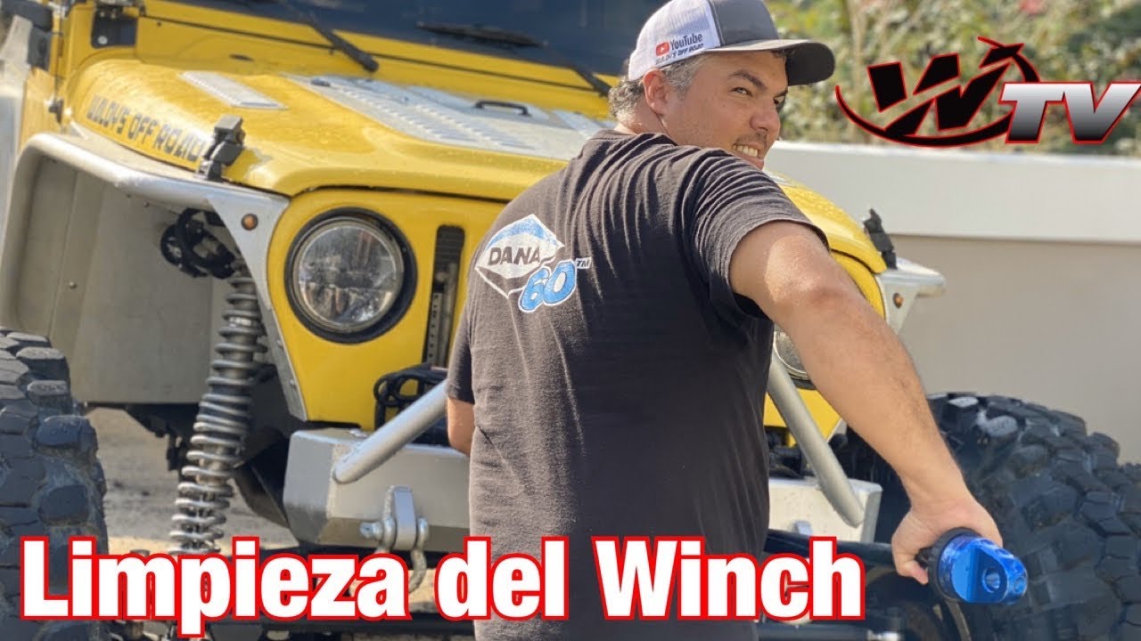 Limpieza del Winch y la soga Sintética by Waldys Off Road