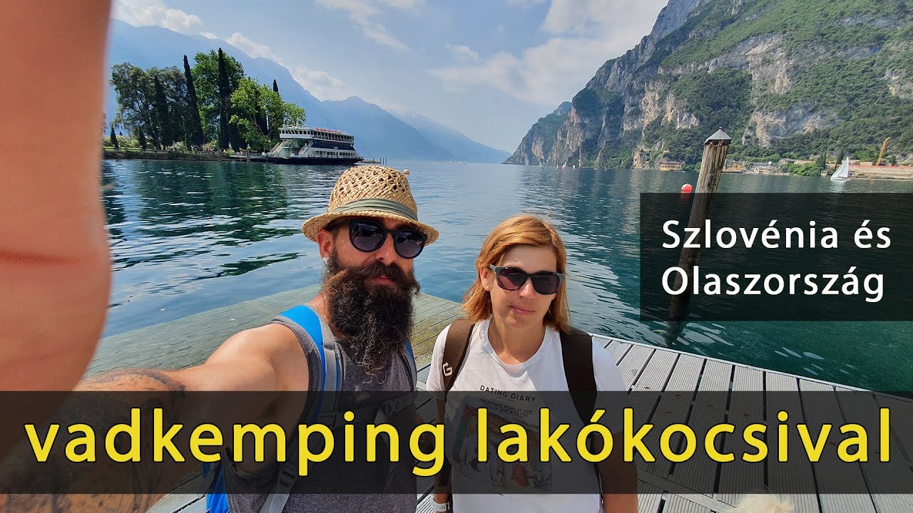 vadkemping lakókocsival - Szlovénia és Olaszország