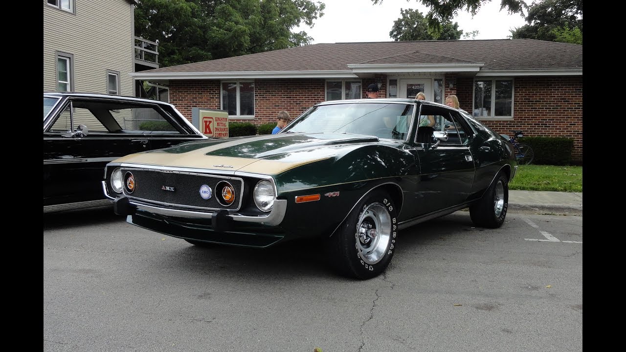 1973 American Motors AMC AMX Javelin 401 Survivor in Green on My Car Story with Lou Costabile