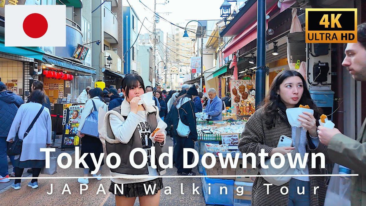 Прогулка по Японии 4K 🇯🇵 Правда о ностальгическом районе Янесэн в Токио - Январь 2025
