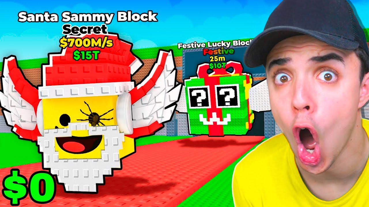 DE $0 A $100 TRILLONES SOLO con LUCKY BLOCKS NAVIDEÑOS..
