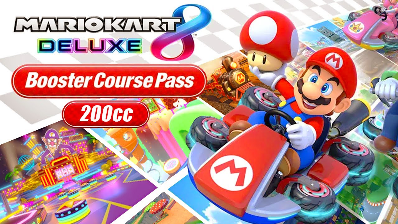 Mario Kart 8 Deluxe + Wave 2 Booster Course Pass DLC - 200cc Longplay Full Game Walkthrough Gameplay
