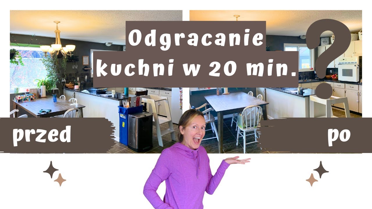 Wyzwanie jednej ze słuchaczek przyjęte-odgracam kuchnię.