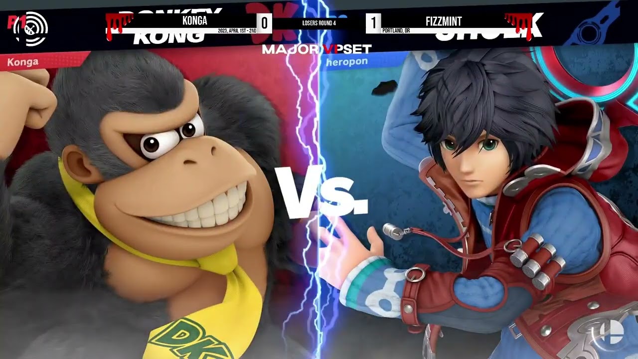 Konga (DK) vs Fizzmint (Shulk) - Ultimate Top 64 - MAJOR UPSET
