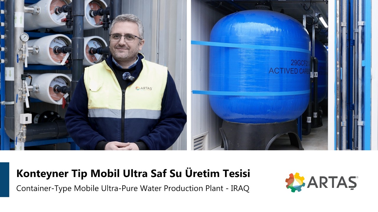 Konteyner Tip Mobil Ultra Saf Su Üretim Tesisi | Khabat Enerji Santrali