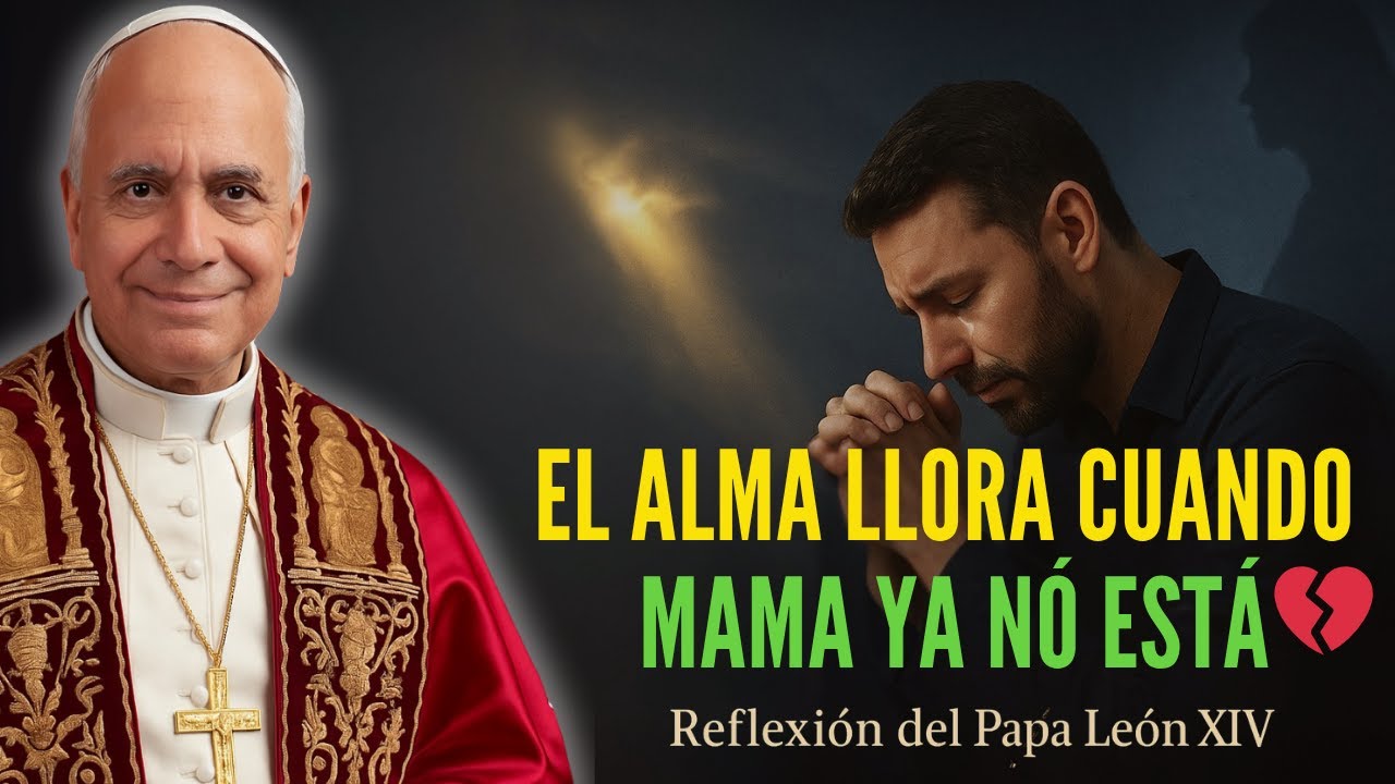 EL VACÍO QUE DEJÓ MAMÁ – REFLEXIÓN DEL PAPA LEÓN XIV SOBRE LA AUSENCIA ETERNA