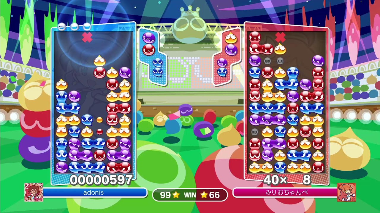 ぷよぷよ　みりおちゃんと100先