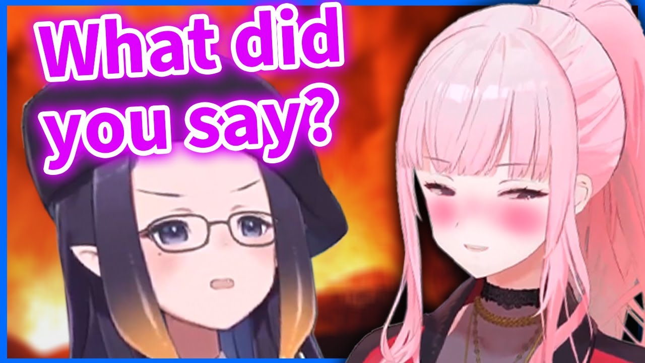 Calli Accidentally ROASTS Ina's BIG HEAD【HololiveEN】