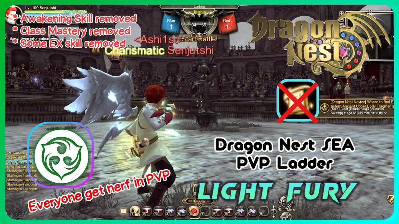 Лестница PVP для Light Fury ~ Dragon Nest SEA #A54