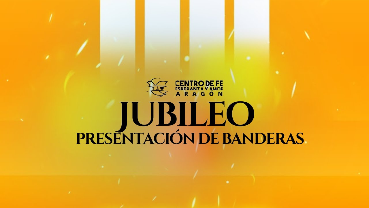 Jubileo presentación de banderas