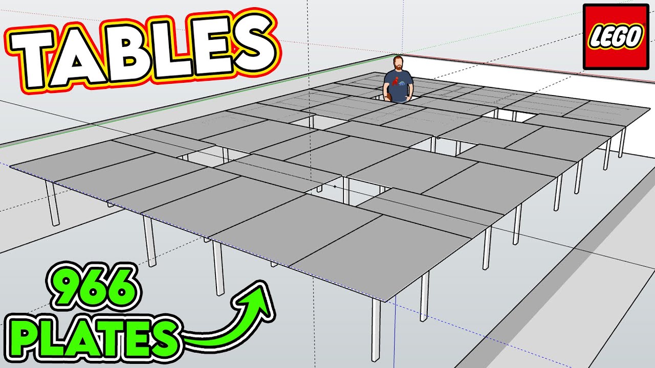 Designing CITY TABLES & LEGO'S Mistake!