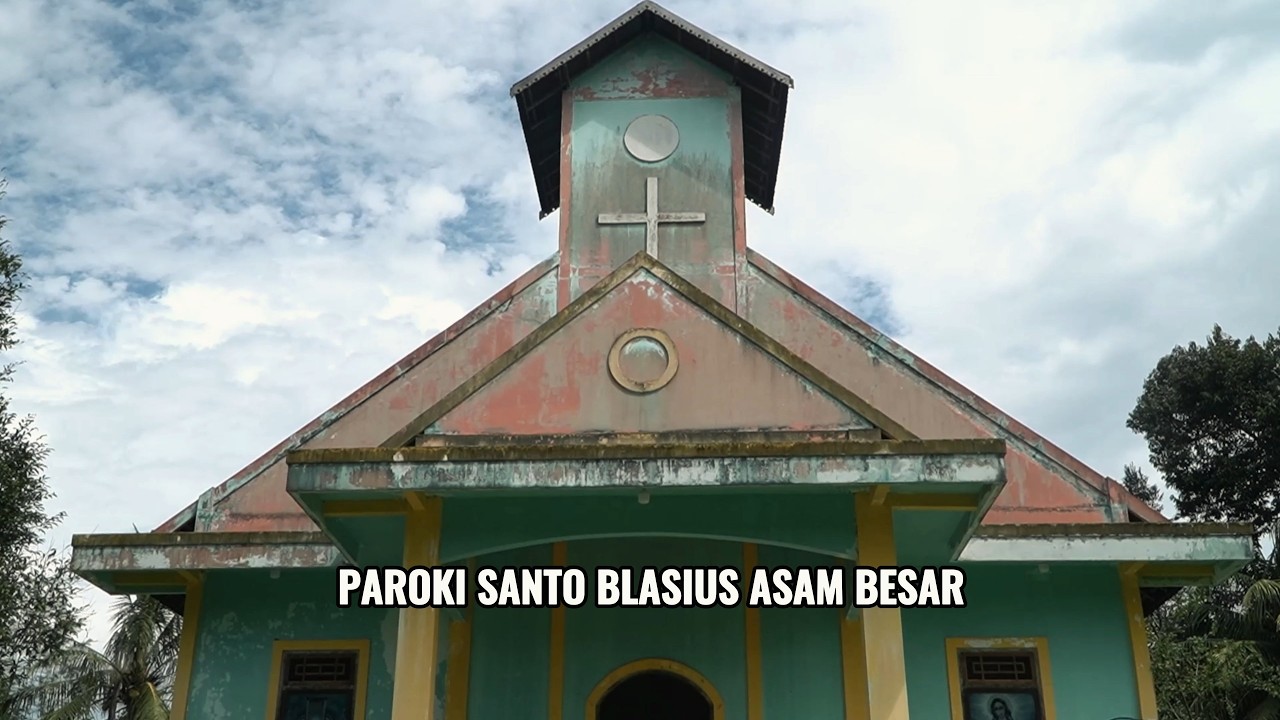 Dokumenter pembaptisan awal dan pewresmian paroki Santo Blasius Asam Besar