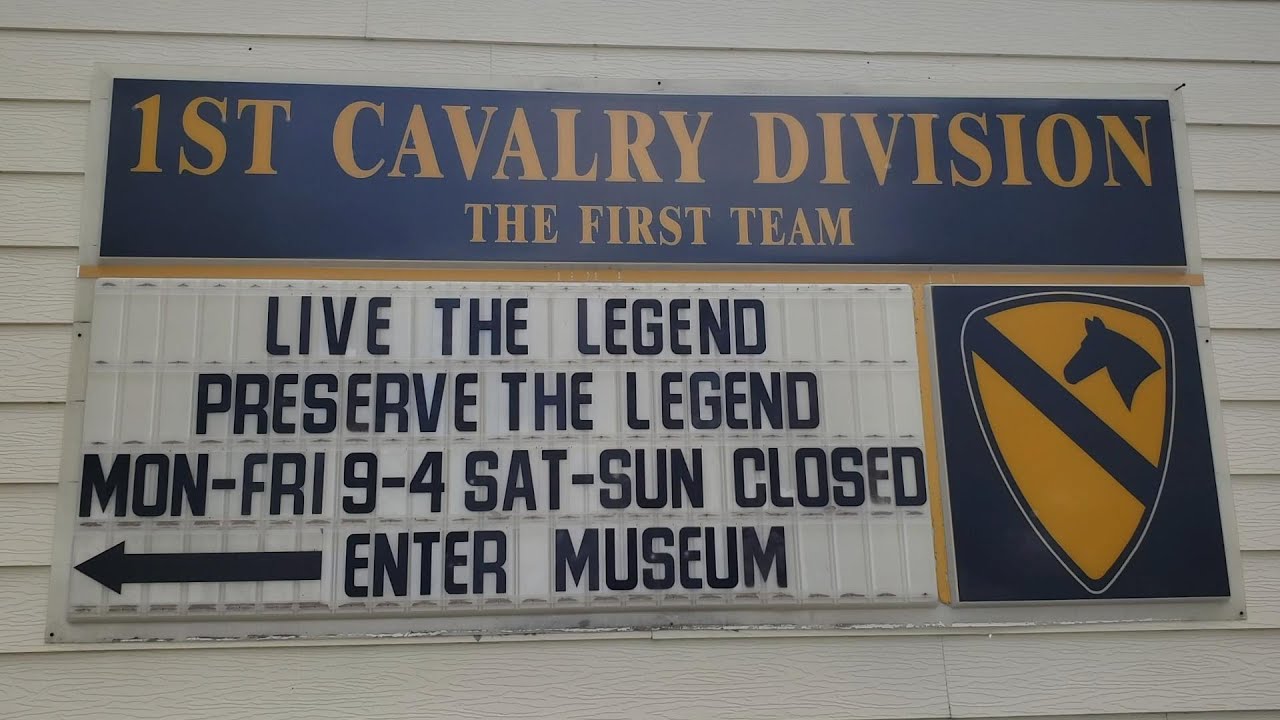 Fort Hood Texas 1st Calvary Museum Inside Walk 2021
