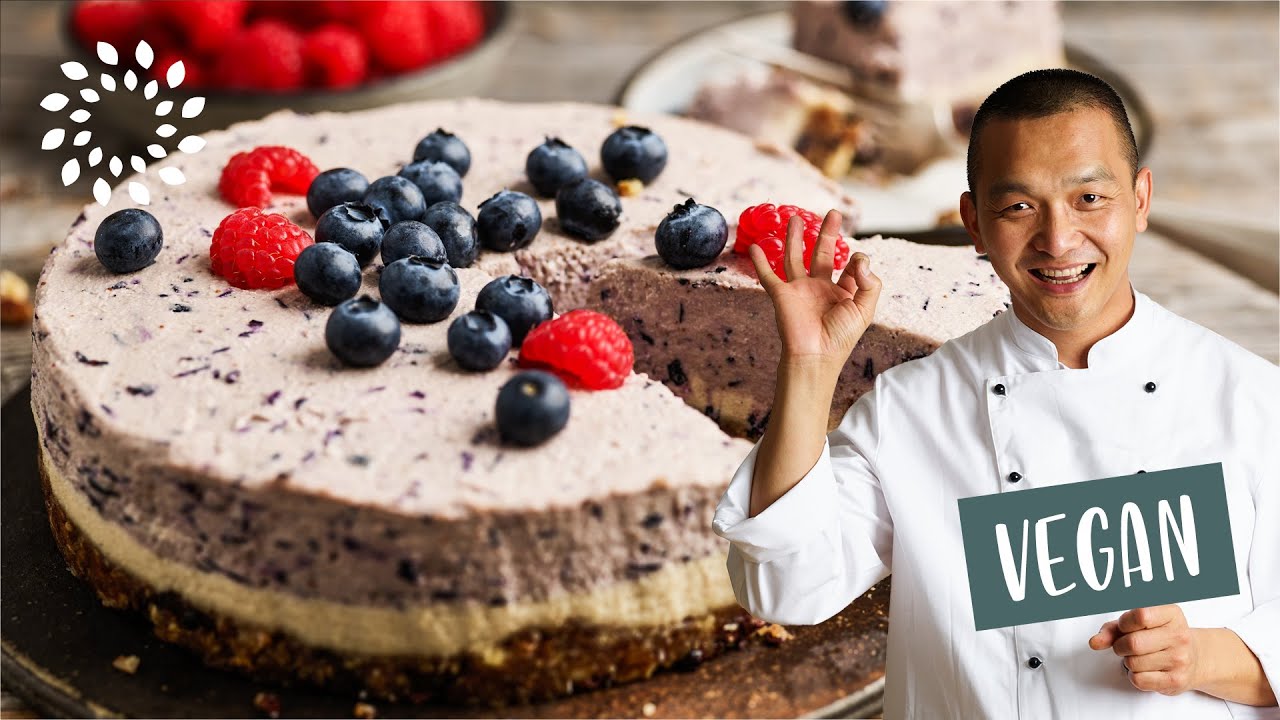 Blaubeertorte - Glutenfrei und Vegan