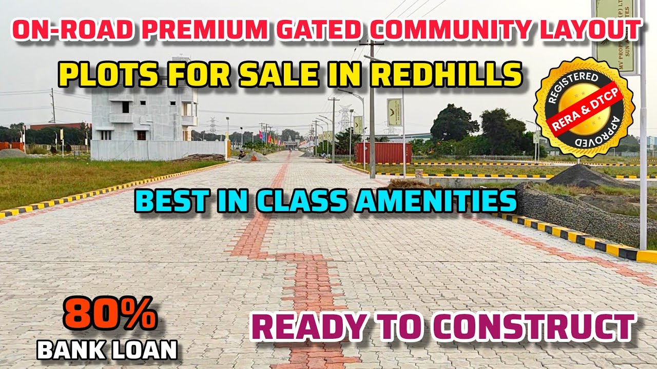 plots for sale in redhills | land for sale in redhills | house for sale in redhills