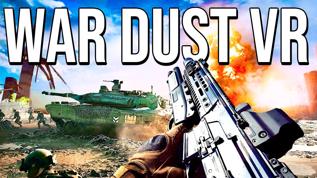 This REALLY is BATTLEFIELD VR!! War Dust 64 Player Online Carnage!!