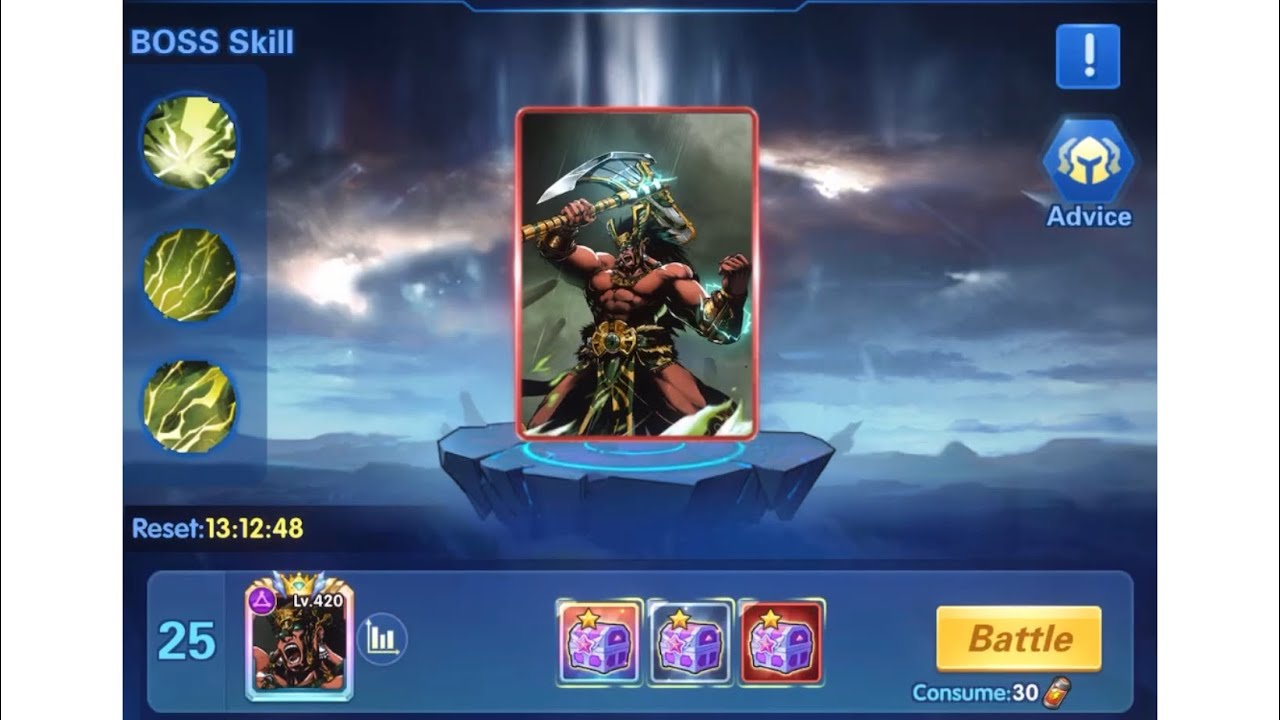 Epic heroes “Maya 25 with gs lineup (no evil artifacts)”