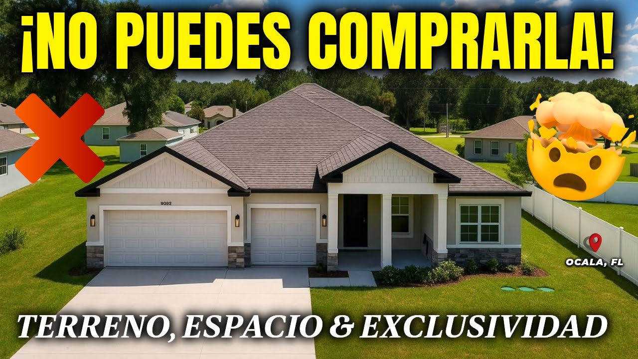 La ÚNICA Casa NUEVA que NO PUEDES COMPRAR en Ocala, FL🤯