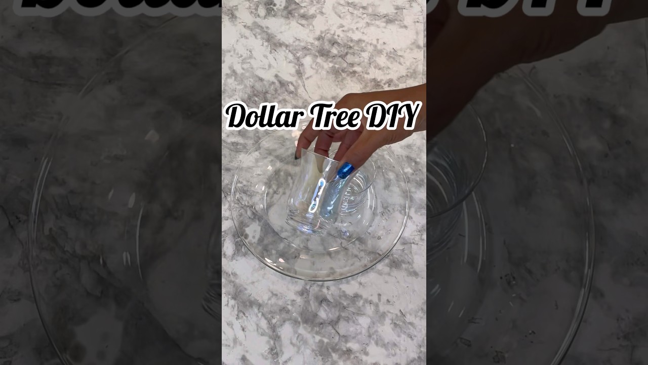 DIY Dollar Tree Cake Stand #dollartreediy #diyideas #diyhomedecor #dollartreehacks