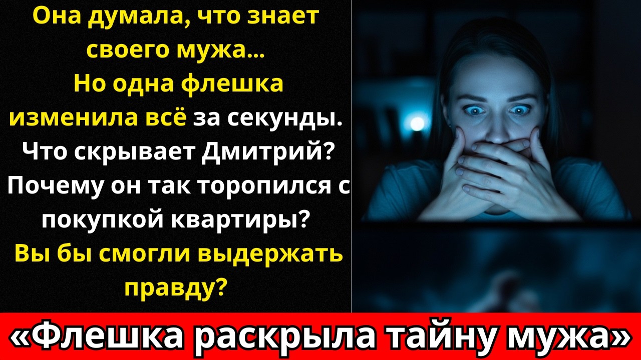 :  «То, что скрывал муж, вы увидите только на флешке…»