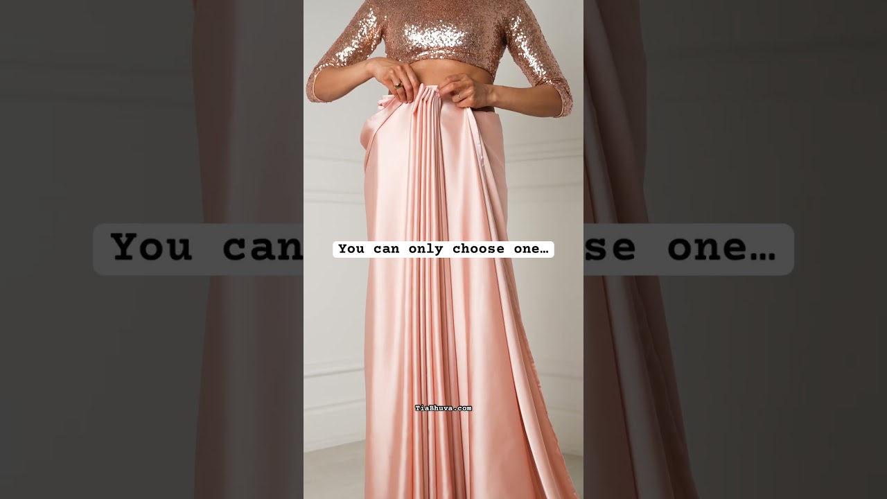 Luxe Saree | Bridesmaids saree look | Sarees for wedding party | farewell saree | #shorts