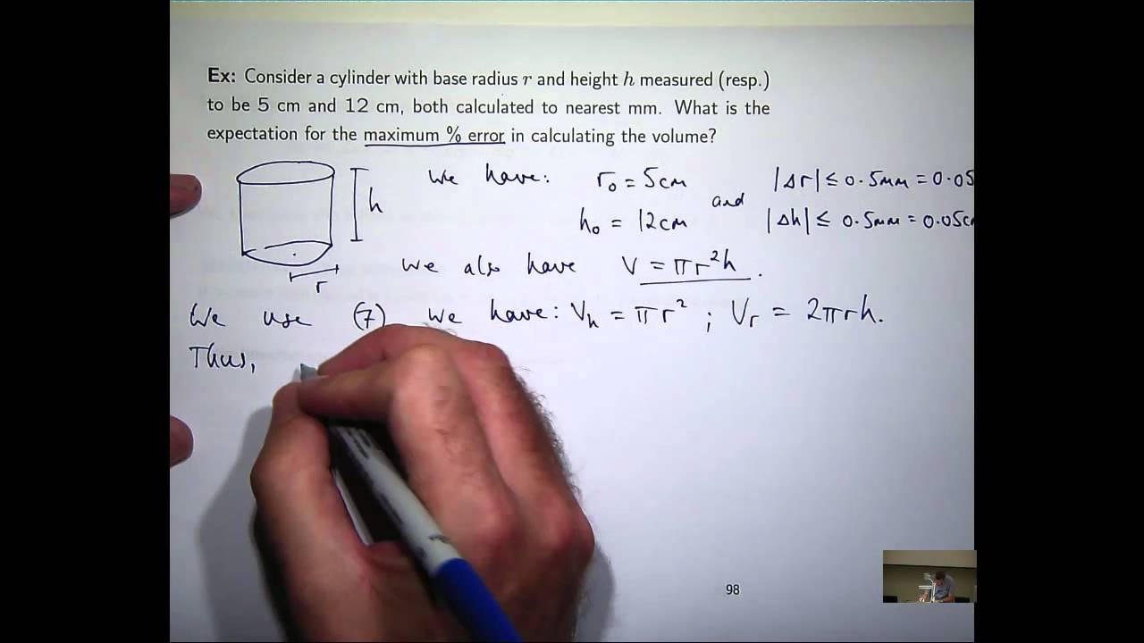 Tangent plane approximation and error estimation
