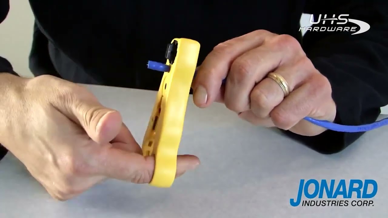 How To Use Universal Cable Stripping Tool (UST-500 & UST-596) by Jonard Tools