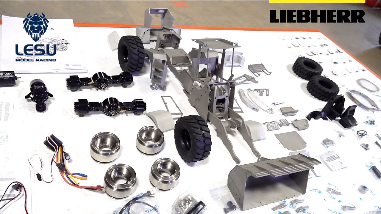 NEW BUILD! ALL METAL LESU LIEBHERR 574 HYDRAULIC WHEEL LOADER  UNBOXING & IMPRESSION | RC ADVENTURES