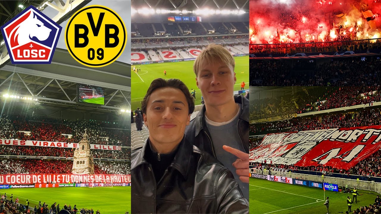 LILLE vs DORTMUND - CHAMPIONS LEAGUE Matchday Vlog - CRAZY ULTRAS