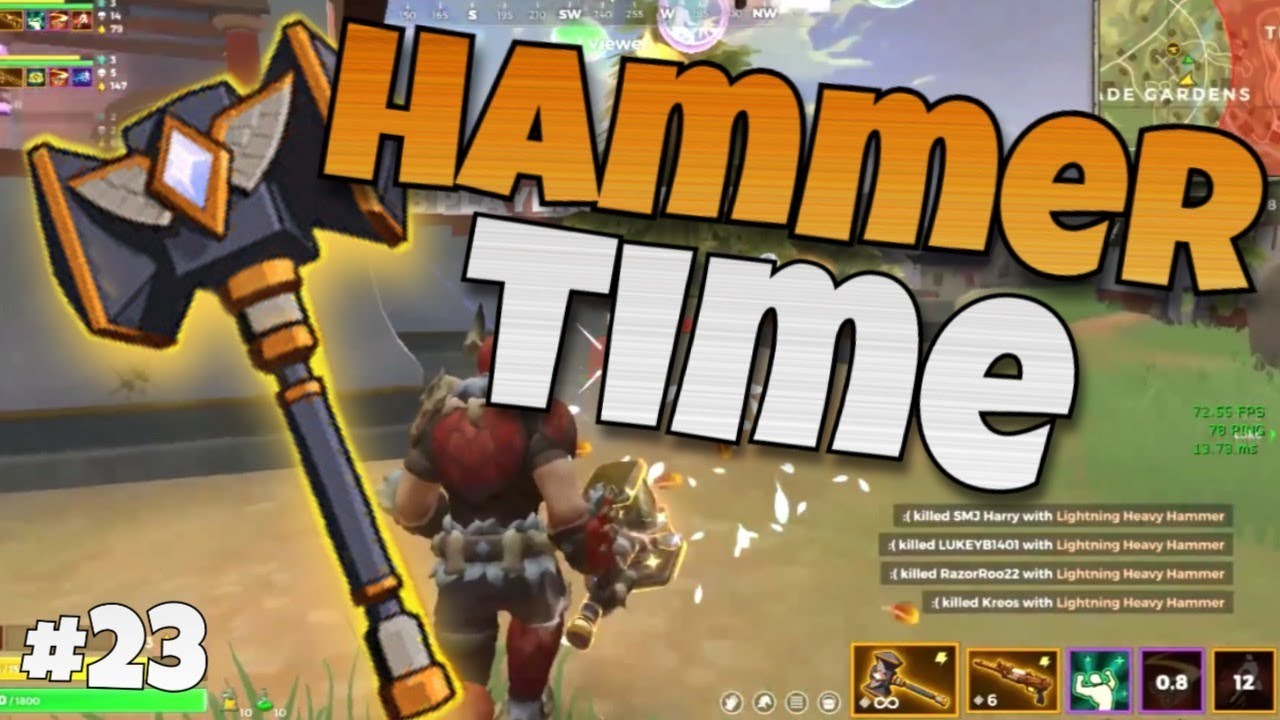 Hammer Takes Out Squad | Realm Royale Highlights #23 / WTF Moments