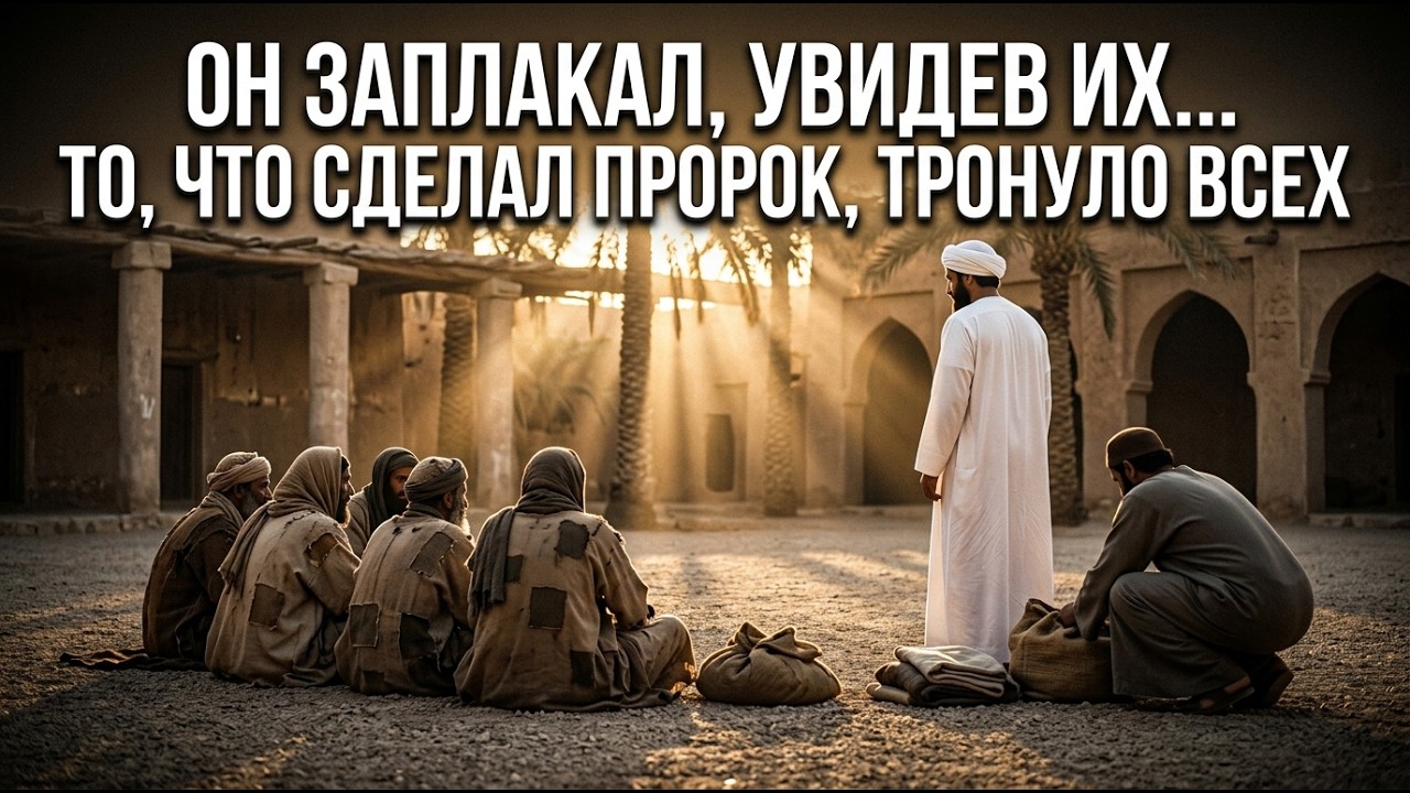 история о милостыне, которая заставила Посланника Аллаха пролить слёзы
