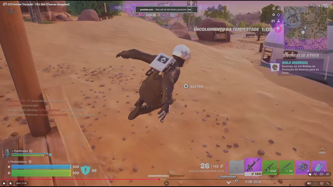 [C7:S1] Fortnite Trocação - TB3 Skin [Thomas Bangalter]