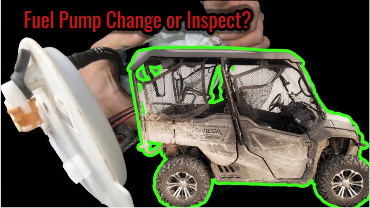 Honda Pioneer 1000-5 HowTo Change fuel pump or (Switch to E85 :) or water in tank?)
