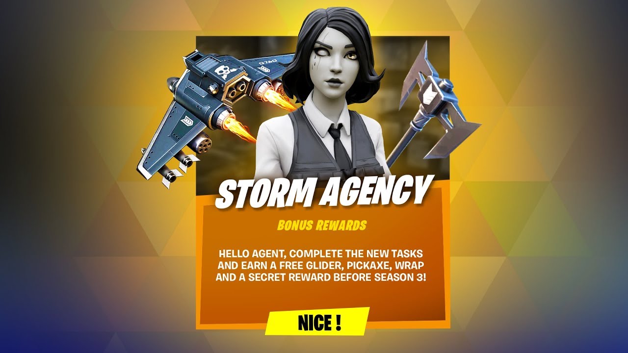 Fortnite Storm the Agency Challenge Reward