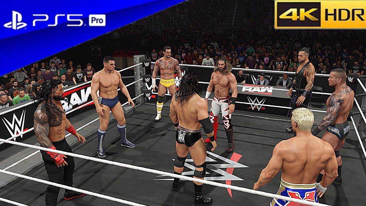 WWE 2K25- 8-Men Battle Royal Match -Roman vs Gunther vs Punk vs Drew vs Cody vs Orton vs Seth Priest
