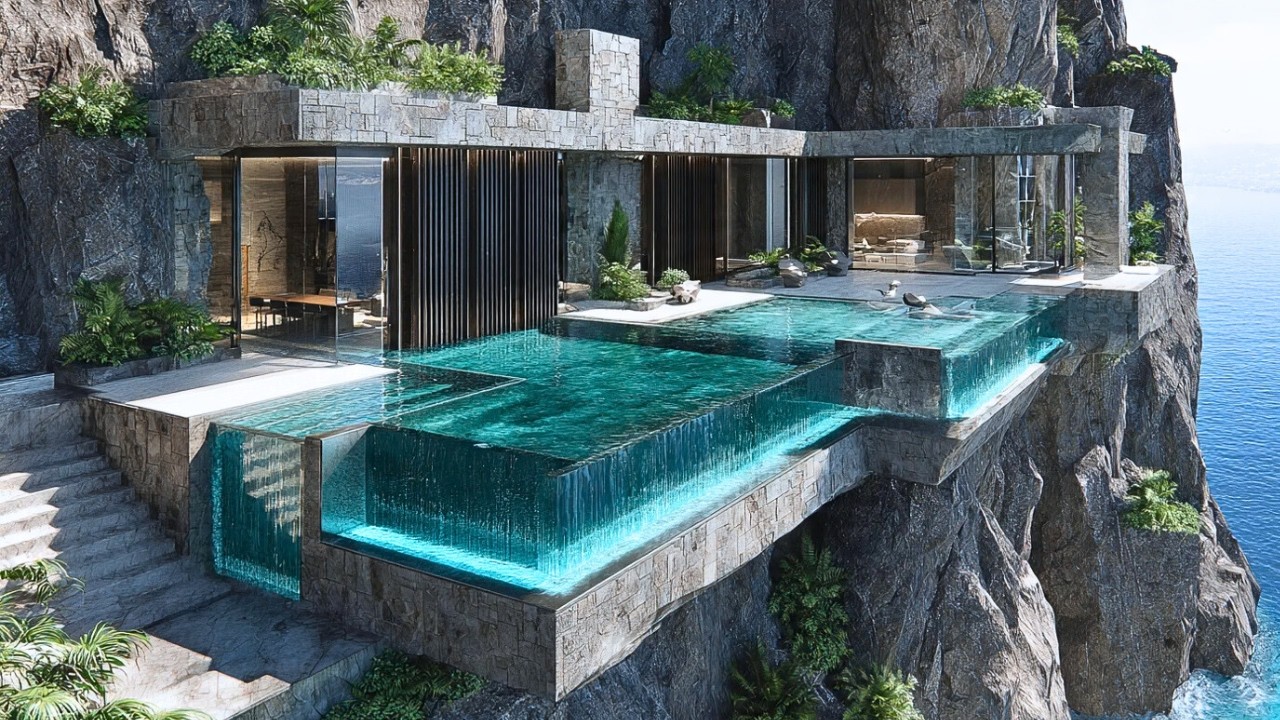 Inside Billionaires’ Cliffside Ocean Mansions That Defy Reality | Ultra-Luxury Living (4K)