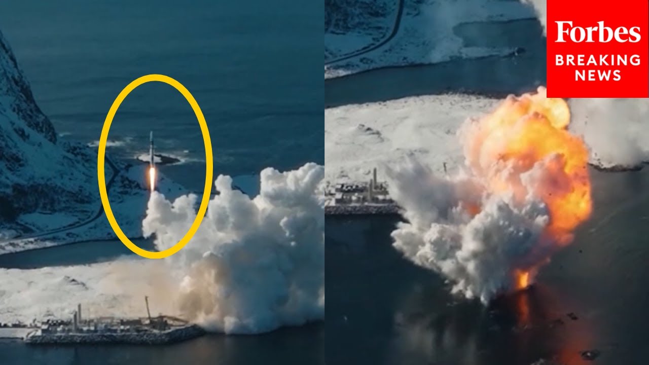 DRAMATIC FOOTAGE: Rocket Explodes Into Massive Fireball After Crashing Shortly After Launch