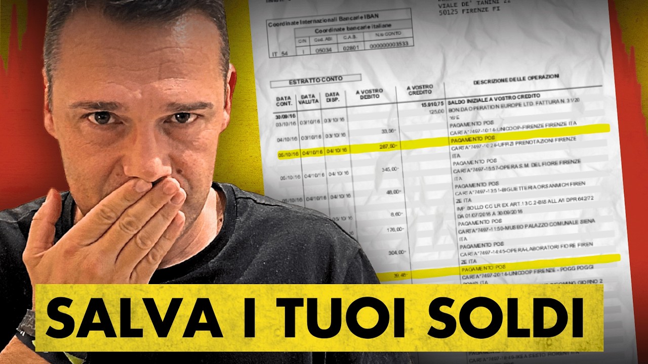 Così la Banca ti SPILLA i Soldi: dove mettere i RISPARMI oggi (e farli rendere)