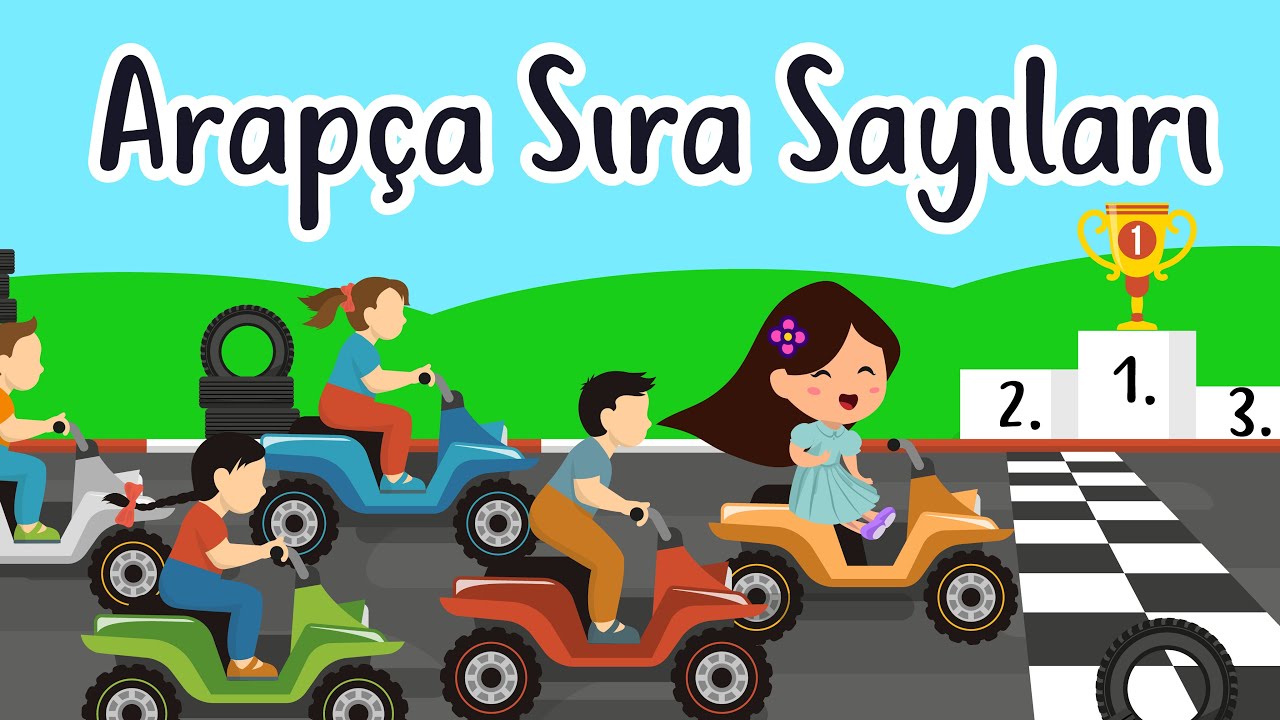 ARAPÇA SIRA SAYILARI (Basit ve Eğlenceli)