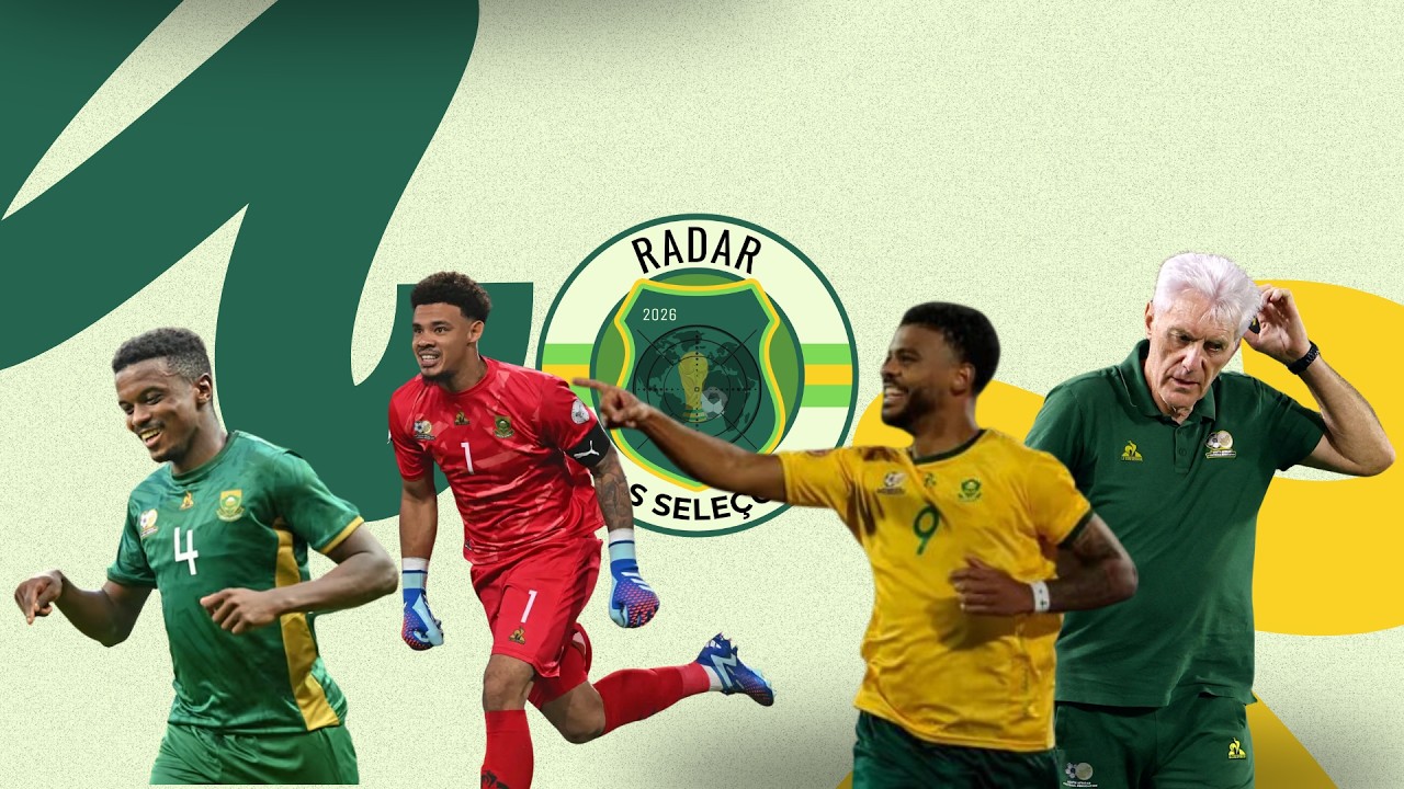 EVOLUÇÃO DO FUTEBOL SUL-AFRICANO! COMO ESTÁ JOGANDO A SELEÇÃO DOS BAFANA-BAFANA?