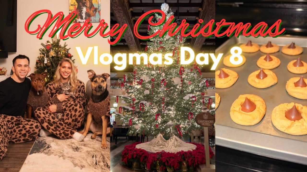 С РОЖДЕСТВОМ! | Vlogmas День 8 🎄 Распаковка подарков и времяпрепровождение с семьей